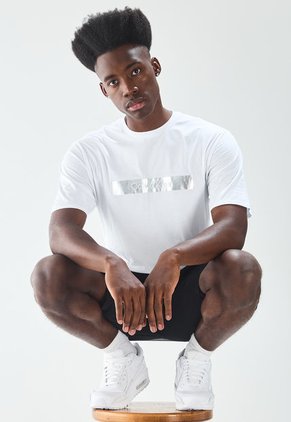 Camiseta Blanco-Negro Calvin Klein