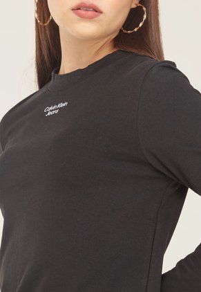 Vestido Negro-Blanco Calvin Klein