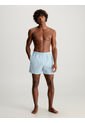 Bermuda De Baño Celeste De Largo Medio Con Cordón Calvin Klein de Calvin Klein