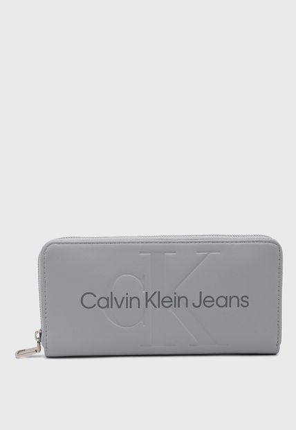 Billetera Gris Calvin Klein