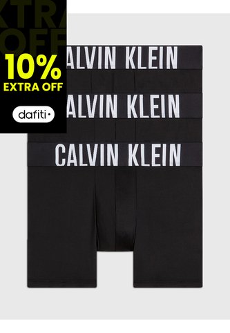 Pack De 3 Boxer Negro En Microfibra - Intense Power Calvin Klein Calvin Klein