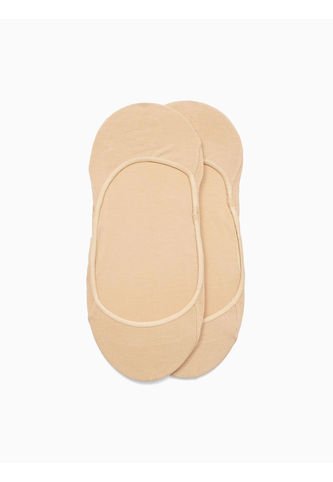 Medias Mujer Mujer 2 Piezas Algodon Liner Café Calvin Klein Calvin Klein