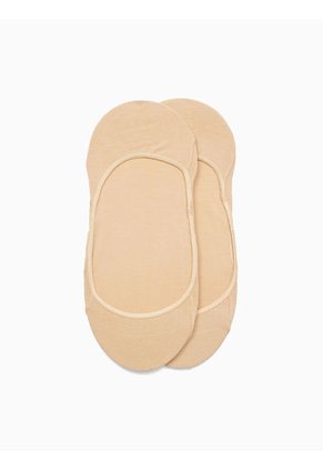 Medias Mujer Mujer 2 Piezas Algodon Liner Café Calvin Klein