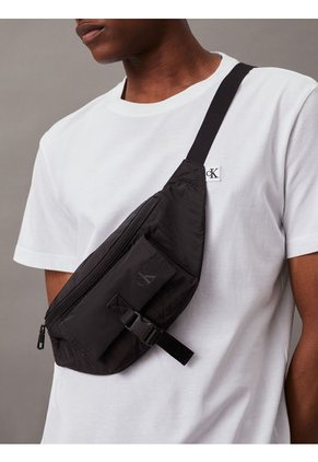 Canguro Negro Acolchado Calvin Klein