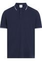 Polo Azul Slim Con Detalle En Bordes Calvin Klein de Calvin Klein