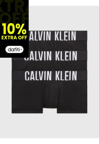 3 Pack De Boxer Negros Low Rise Trunk Calvin Klein Calvin Klein