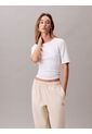 Jogger Beige De Felpa Con Monograma Estampado Calvin Klein de Calvin Klein