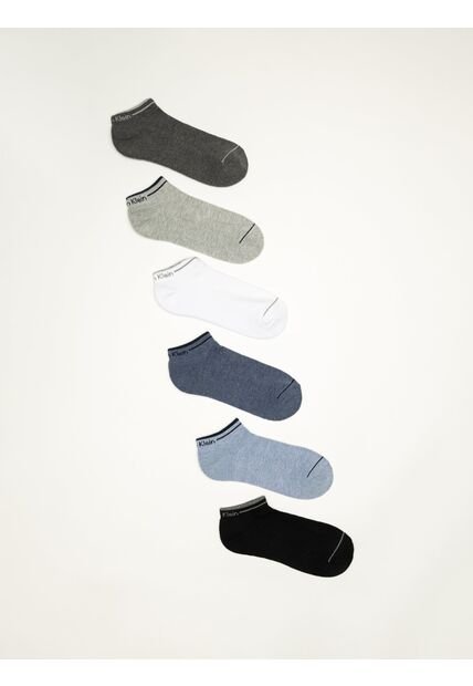 Pack Multicolor De 6 Medias Deportivas Bajas Calvin Klein