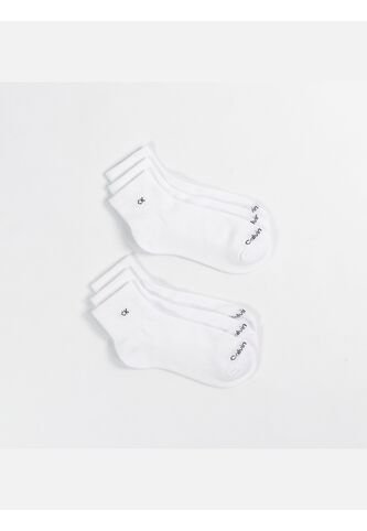 Pack Blanco De 6 Pares De Medias Tobilleros Calvin Klein Calvin Klein
