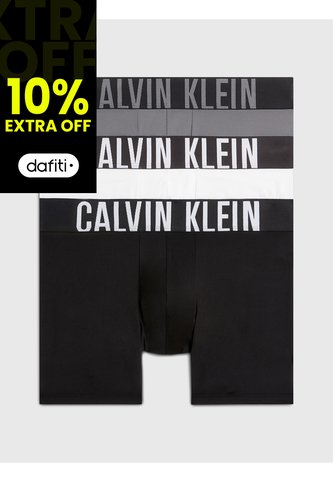 Pack Negro De 3 Bóxers Largos - Intense Power Calvin Klein Calvin Klein