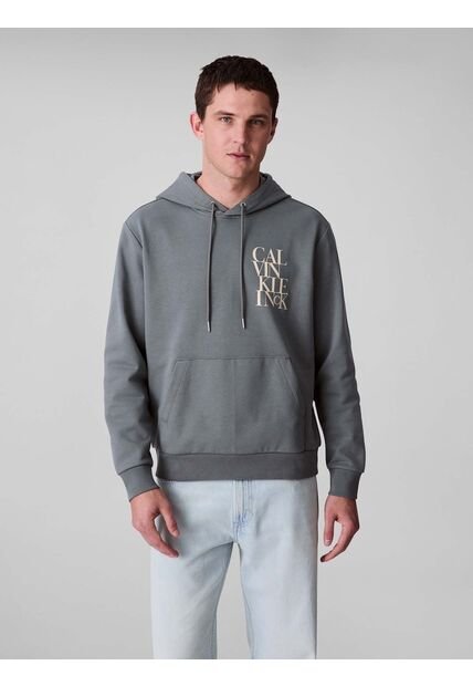 Buzo Verde De Felpa Con Logotipo Calvin Klein