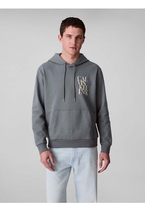 Buzo Verde De Felpa Con Logotipo Calvin Klein