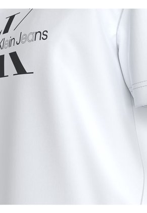 Camiseta Blanca Con Monologo Disrupted Calvin Klein