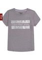 Camiseta Para Niña Manga Corta Gris Calvin Klein de Calvin Klein