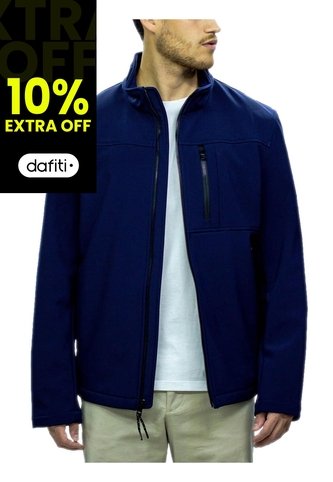 Chaqueta Azul Rompeviento Con Cremallera Calvin Klein Calvin Klein