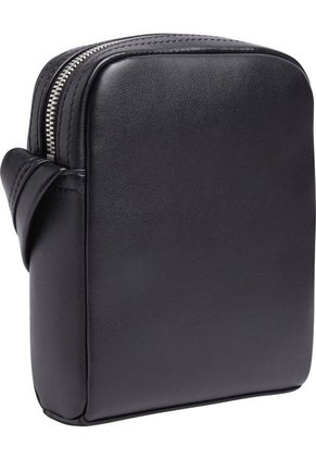 Bolso Negro Reporter Con Monograma Calvin Klein