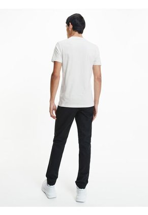 Camiseta Para Hombre S/S Blanco Calvin Klein
