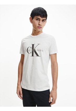 Camiseta Para Hombre S/S Blanco Calvin Klein
