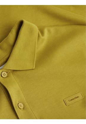 Polo Verde Slim De Algodón Calvin Klein