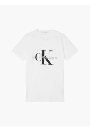 Camiseta Para Hombre S/S Blanco Calvin Klein