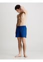 Bermuda De Baño Azul De Largo Medio Con Cordón Calvin Klein de Calvin Klein