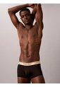Pack Negro De 4 Bóxers Trunks De Talle Bajo Calvin Klein de Calvin Klein