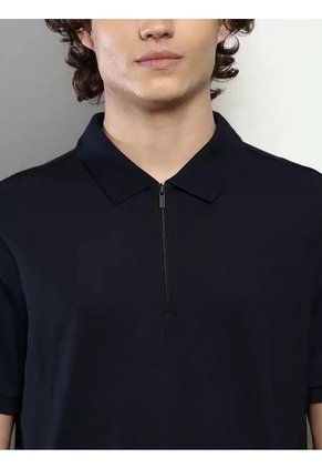 Polo De Pique Con Cremallera Calvin Klein