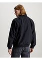 Chaqueta Negra De Nailon Estructurado Calvin Klein de Calvin Klein