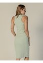 Vestido Verde Midi De Canalé Con Tirantes Calvin Klein de Calvin Klein
