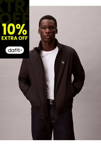 Chaqueta Negra Harrington Calvin Klein Calvin Klein