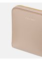 Billetera Beige Mediana Con Cierre De Cremallera Calvin Klein de Calvin Klein
