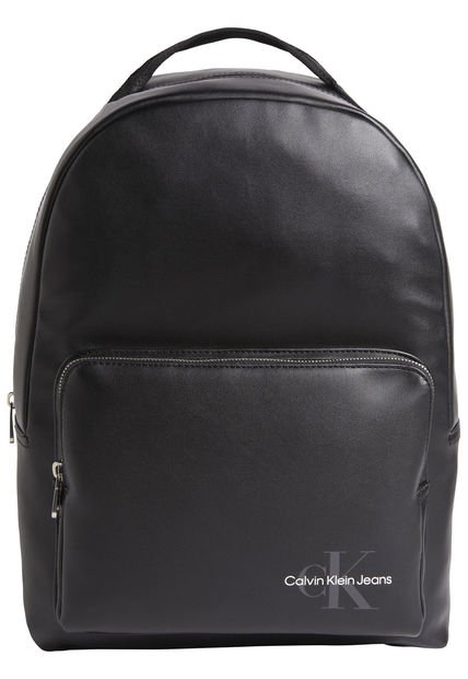 Morral Negro Redonda Monogram Calvin Klein