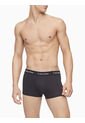 3 Pack De Boxer Negros Low Rise Trunk En Algodón Calvin Klein de Calvin Klein