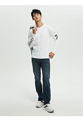 Jeans Azul Straight Avedon Calvin Klein