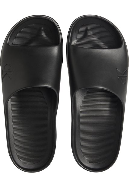 Sandalias Negro Tipo Slide Con Diseño Moderno Calvin Klein