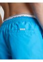 Bermuda De Baño Azul Corta Con Cinturilla Doble Calvin Klein de Calvin Klein