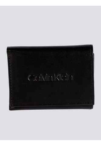 Billetera Negra Trifold Abington Calvin Klein Calvin Klein