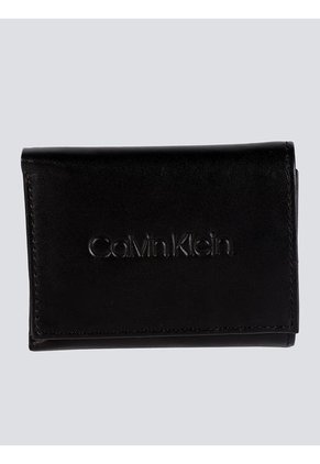 Billetera Negra Trifold Abington Calvin Klein