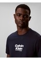 Camiseta Azul Con Logo Gráfico Calvin Klein de Calvin Klein