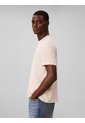 Camiseta Beige Con Gráfico De Logo Circular Calvin Klein de Calvin Klein