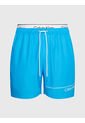 Bermuda De Baño Azul Corta Con Cinturilla Doble Calvin Klein de Calvin Klein