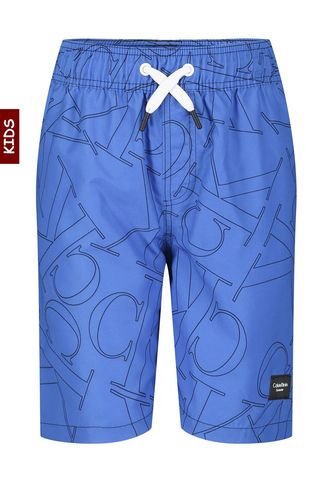 Calvin Klein - Pantalon Corto Para Niño Azul Calvin Klein Kids