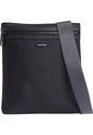 Bolso Negro Negro Negro Cruzado Essentials Plana Calvin Klein de Calvin Klein
