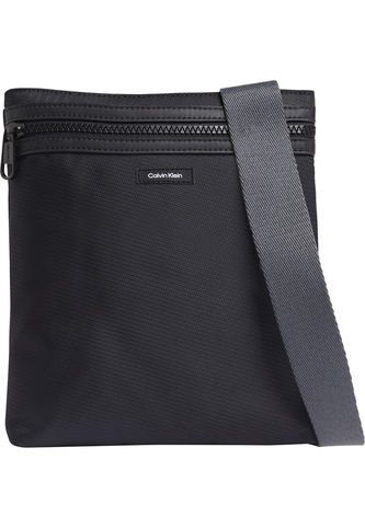 Bolso Negro Negro Negro Cruzado Essentials Plana Calvin Klein Calvin Klein
