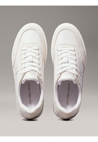 Tenis Blanco Classic Cupsole De Cuero Calvin Klein Calvin Klein