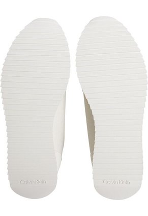 Tenis Blanco Deportivos Runner Con Monograma Calvin Klein