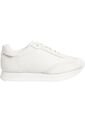 Tenis Blanco Deportivos Runner Con Monograma Calvin Klein de Calvin Klein