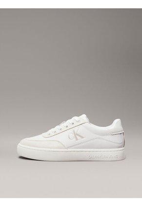 Tenis Blanco Classic Cupsole De Cuero Calvin Klein