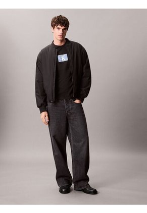 Camiseta Negra Sport Con Mini Monograma Calvin Klein