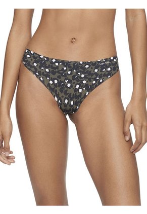 Pantie Verde Tipo Tanga En Microfibra Calvin Klein